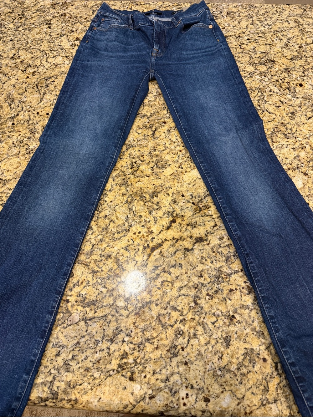 7 For All Mankind Women’s Dark Blue Skinny Jeans